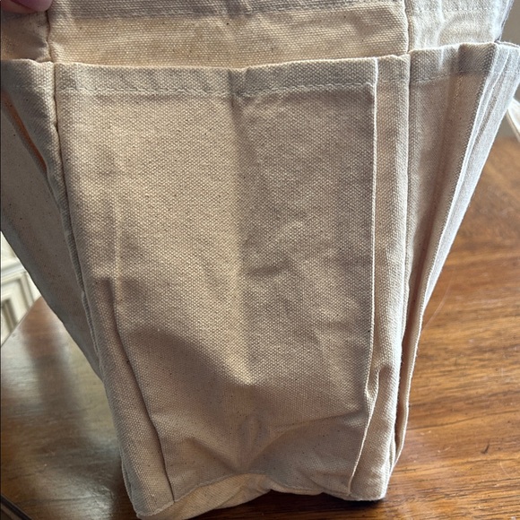Cream Canvas Tote Bag - Picture 4 of 5